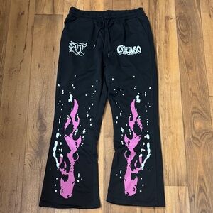 Stylish Black and Pink men joggers